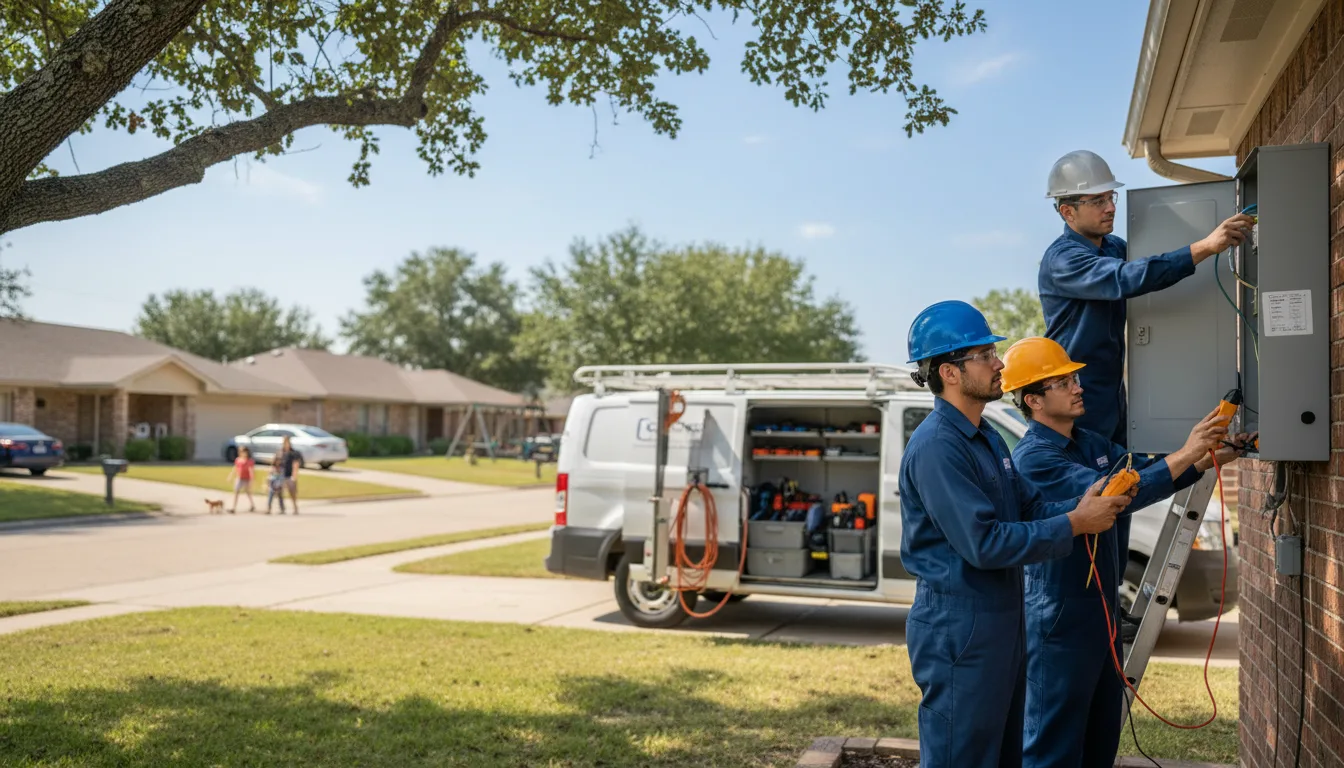 Certified electrician providing emergency electrical services in Tripoli, WI